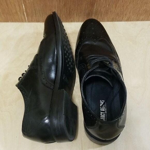 Stacy Adam Wingtip Shoes Sz 10 - Picture 5 of 10